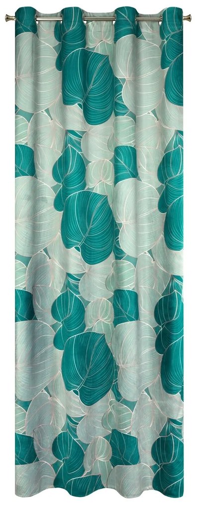 ZATEMŇOVACÍ ZÁVES NA KRÚŽKOCH LIMITED COLLECTION SALVIA1 140X250 CM ZELENÁ