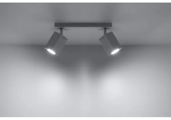 Bodové svietidlo MERIDA 2 2xGU10/40W/230V biela