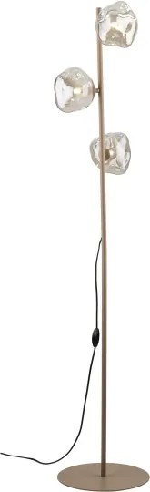Brilagi - Stojacia lampa VULCANO 3xG9/8W/230V béžová/dymová béžová