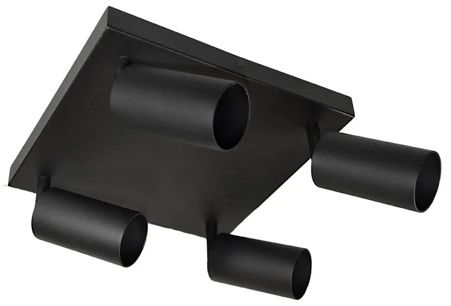 Bodové svietidlo FARGO 4xGU10/30W/230V čierna