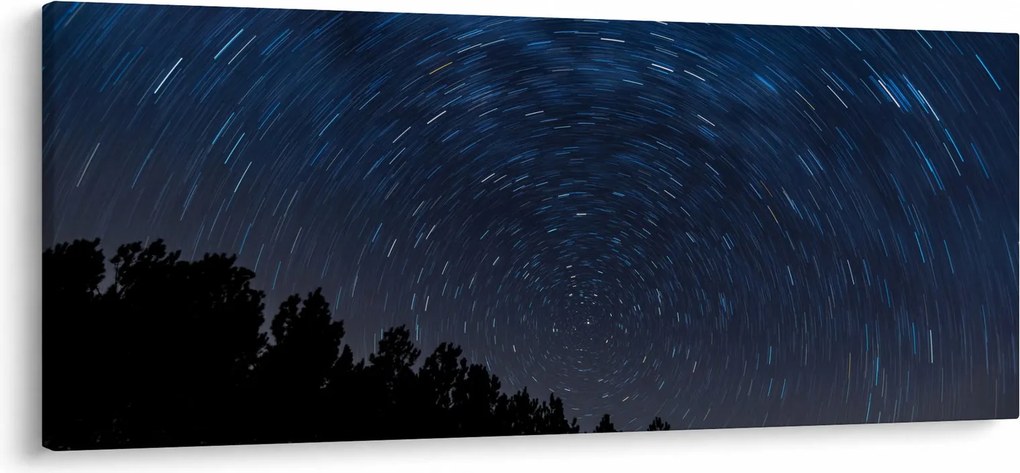 Obraz nočnej oblohy (120x50 cm)