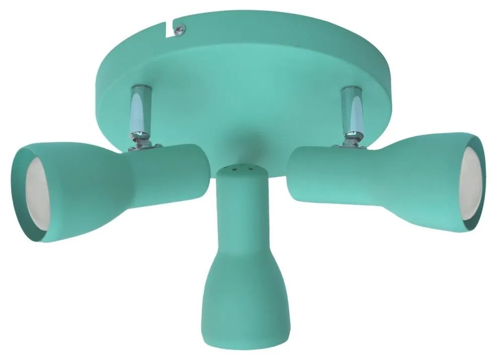 Bodové svietidlo PICARDO 3xE14/40W/230V tyrkysová