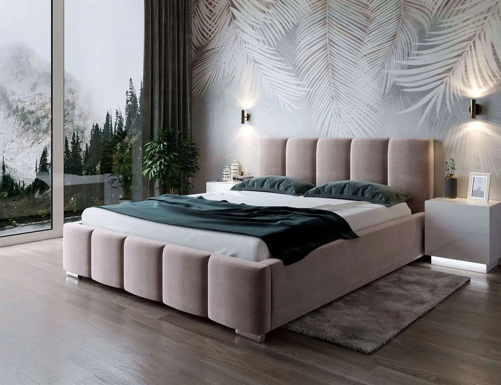 ČALÚNENÁ MANŽELSKÁ POSTEĽ MAREK 120X200 KRONOS 27