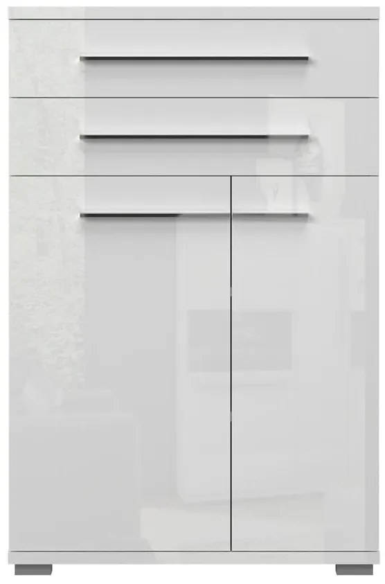 Komoda 2d2s Piano Cpl22 lakovaná Biely Lesk
