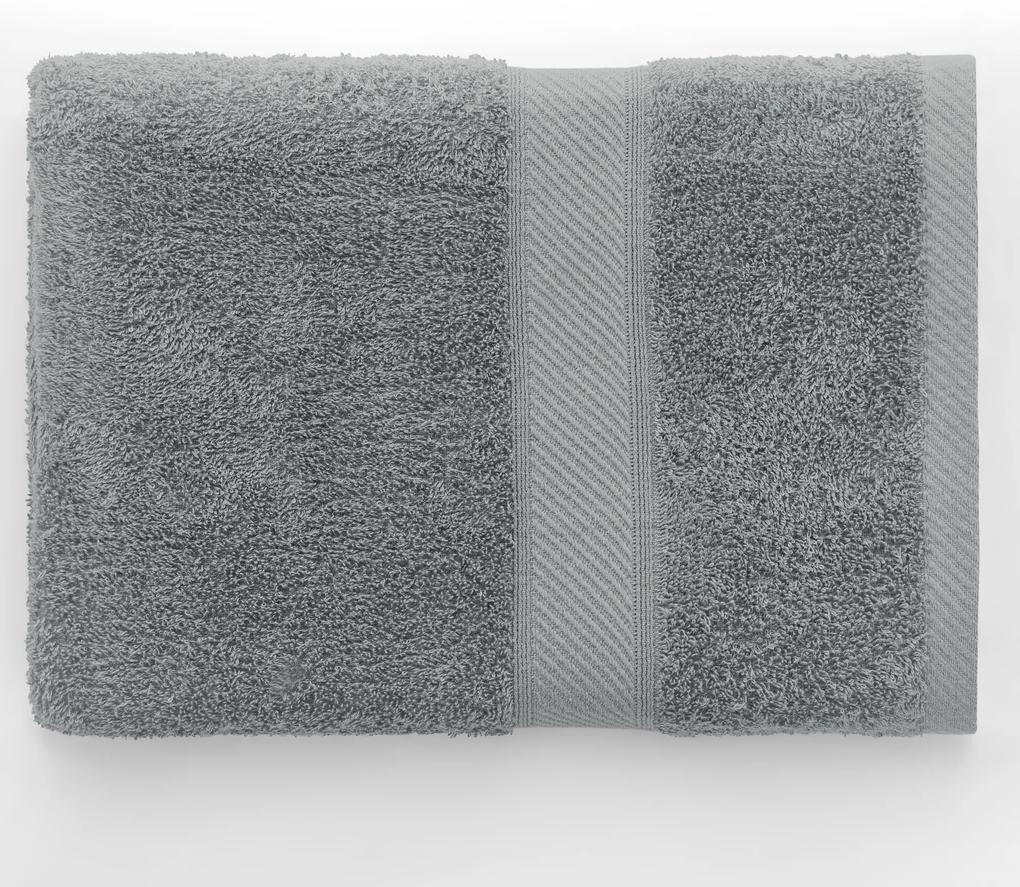 Bavlnený uterák DecoKing Bira sivý