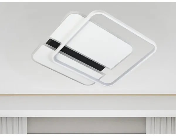 LED Stmievateľné stropné svietidlo LED/95W/230V 3000-6500K biela + diaľkové ovládanie