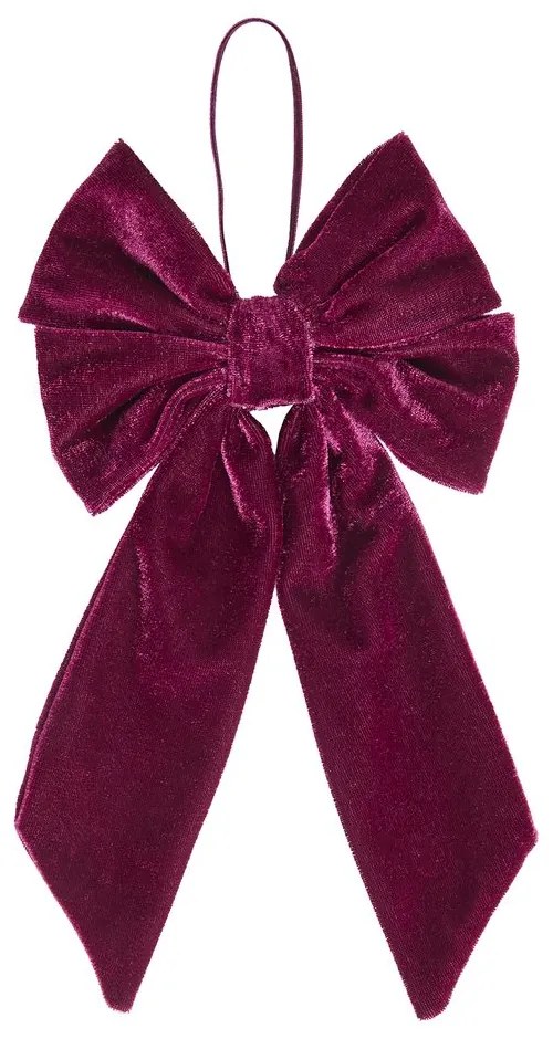 PRESENT Mašľa 15 cm - bordó
