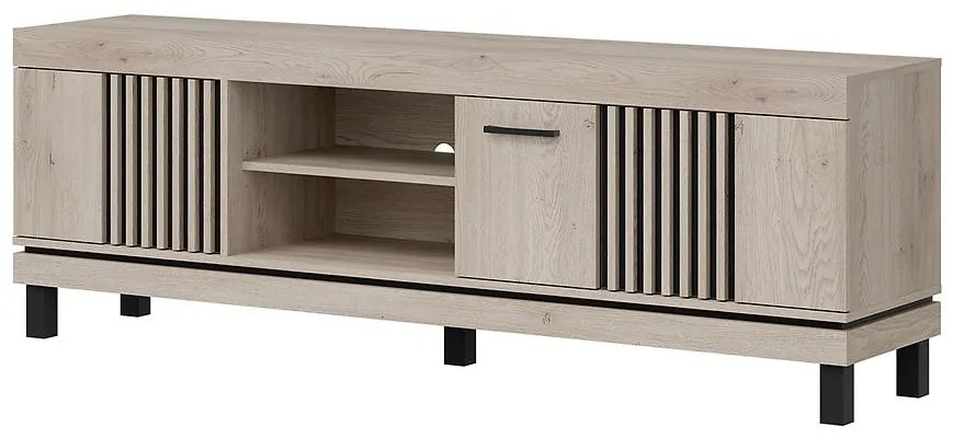 TV stolík Mati Mi02 Dub Crem/Čierna