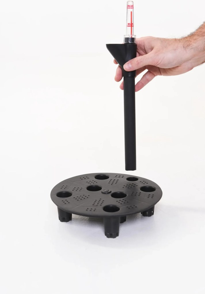 Indikátor stavu závlahy RIEGO, plast, priemer 21 cm, čierna