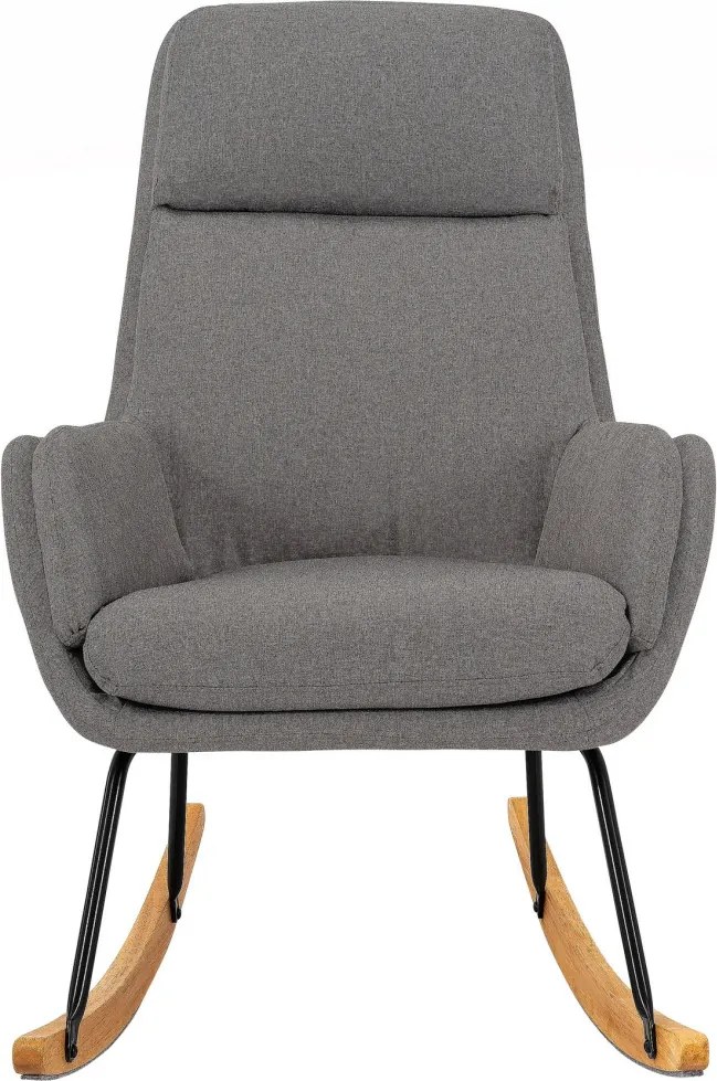 Hojdacie kreslo Lindberg, holubia šedá látka