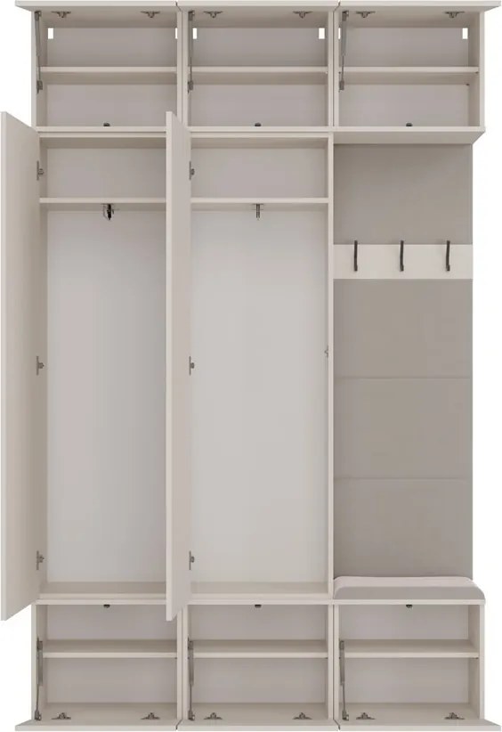 Předsíňová stěna Haga I 150 cm kašmír