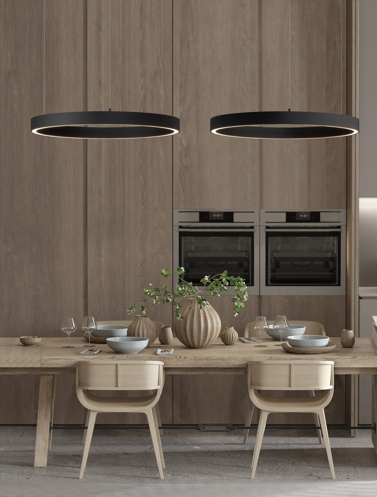 LED luster Sting 80 čierne