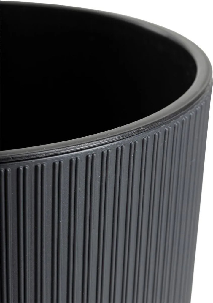 PLASTOVÝ KVETINÁČ URBANIKA ECO 57X29,5 CM ANTRACITOVÁ