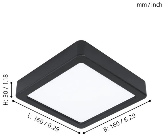 Eglo 99243 - LED stropné svietidlo FUEVA 5 LED/10,5W/230V