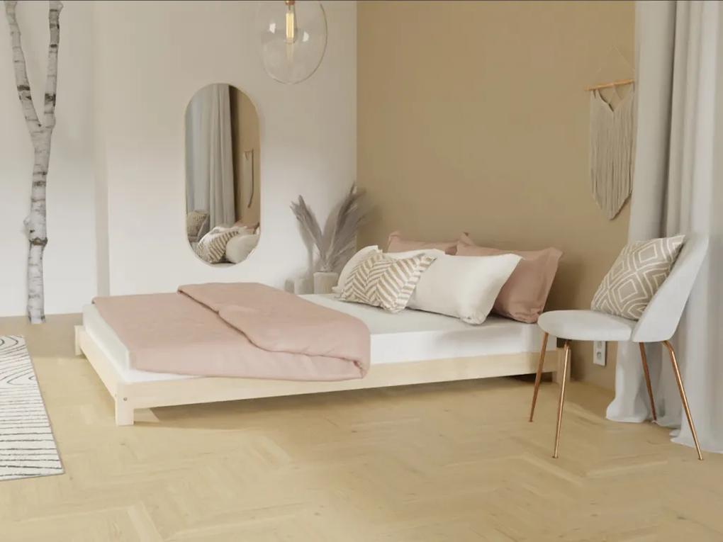 Dvojlôžková posteľ TATAMI + 2x matrac DITA + 2x set lôžkovín