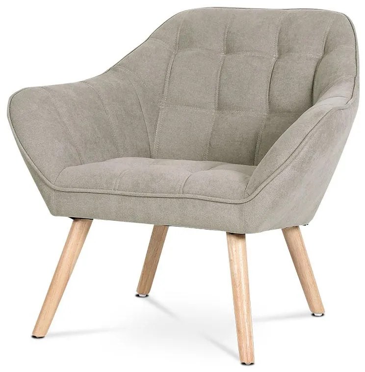 Kreslo AK-321 SIL2, sivobéžová látka