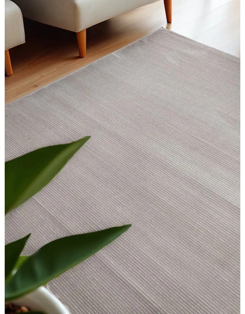Sivo-krémový koberec 200x280 cm Perles Dolomite – Elle Decoration