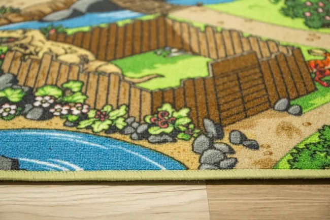 Detský koberec Dino dedina dinosaurov