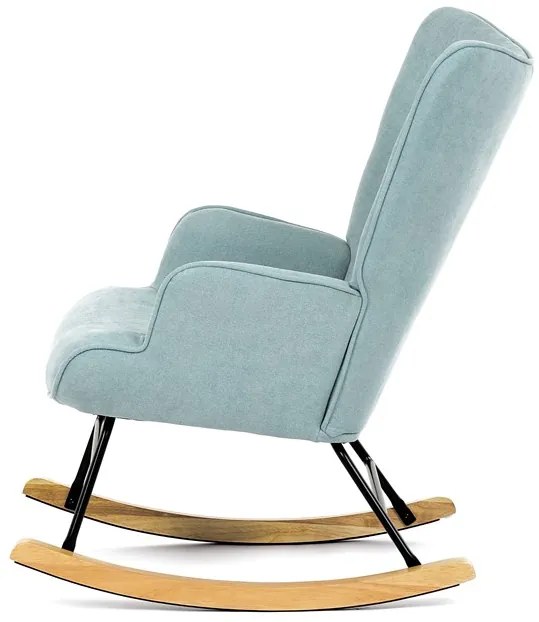 Autronic BONTEC Hojdacie kreslo, modrá, látka, AK-371 BLUE2 Farba: Hnedá