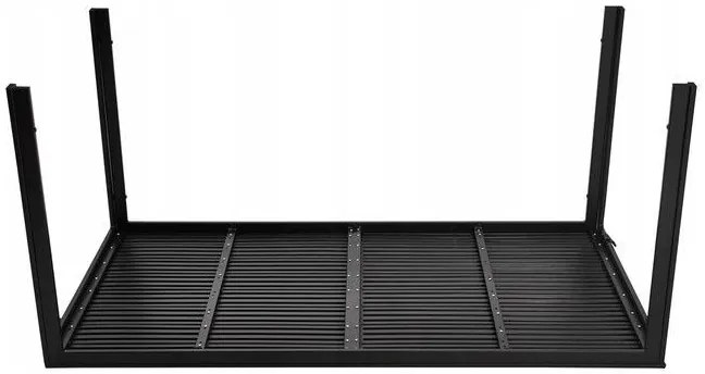 Veľký záhradný stôl v čiernej farbe