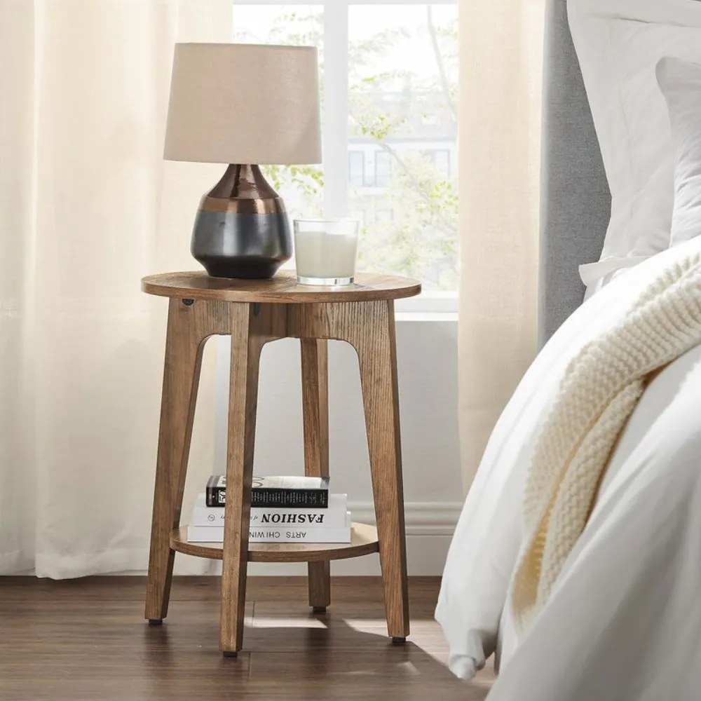 Konferenčný stolík NORDIC, 40x50cm, hnedá Vasagle