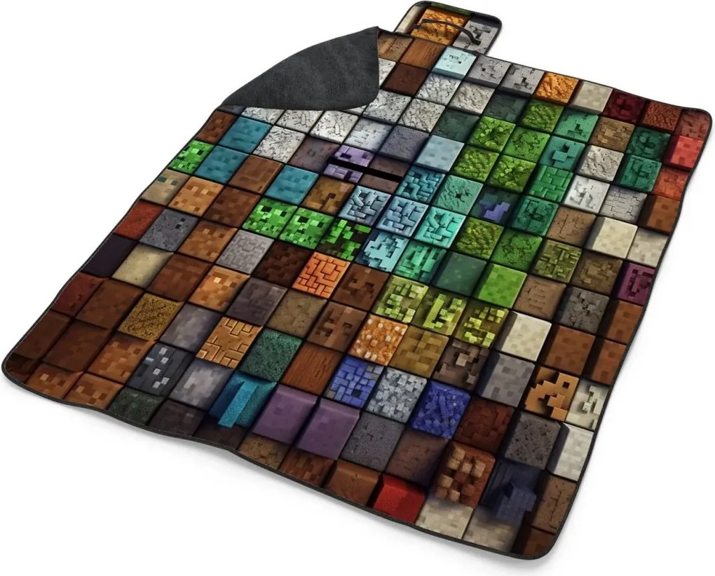 Sablio Plážová deka Blocks Abstract: 200x140 cm