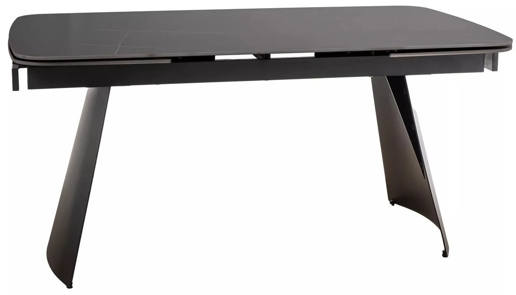 Rozkládací jídelní stůl Bacardi 160/240 cm černý