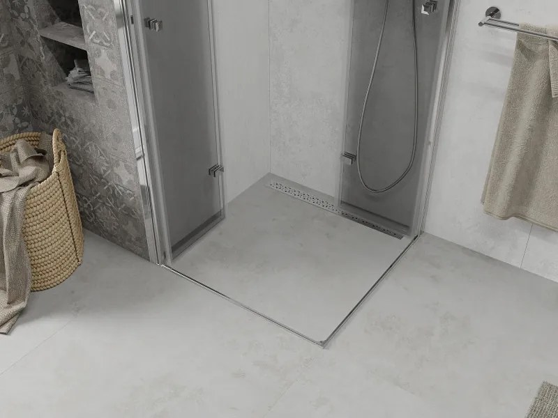 Mexen Lima Duo sprchovací kút 70 x 70 cm, 6mm sklo, číre sklo / chrómový profil, 856-070-070-02-00