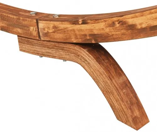 vidaXL Hojdacia sieť so strieškou 165x210x155 cm masívny smrek antracitová-