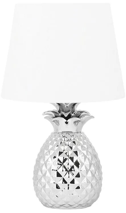 Stolná lampa strieborná PINEAPPLE Beliani