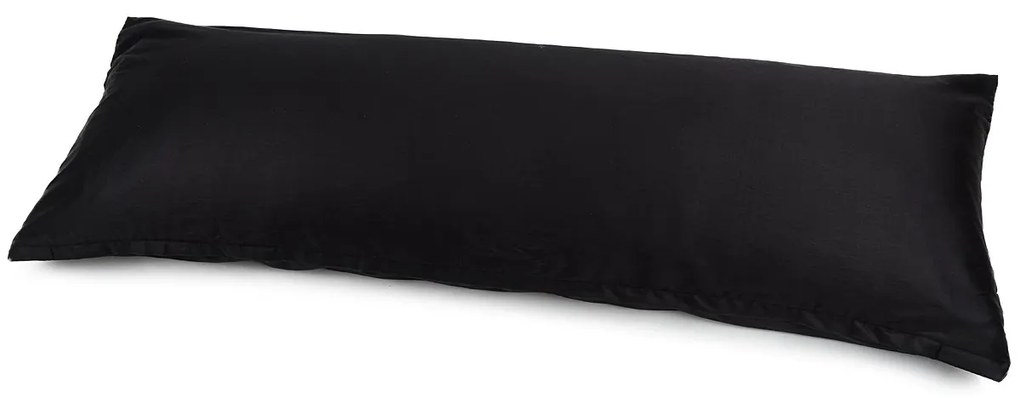4Home obliečka na Relaxačný vankúš Náhradný manžel satén čierna, 50 x 150 cm