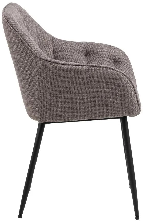 Jedálenská stolička Brooke III sivá
