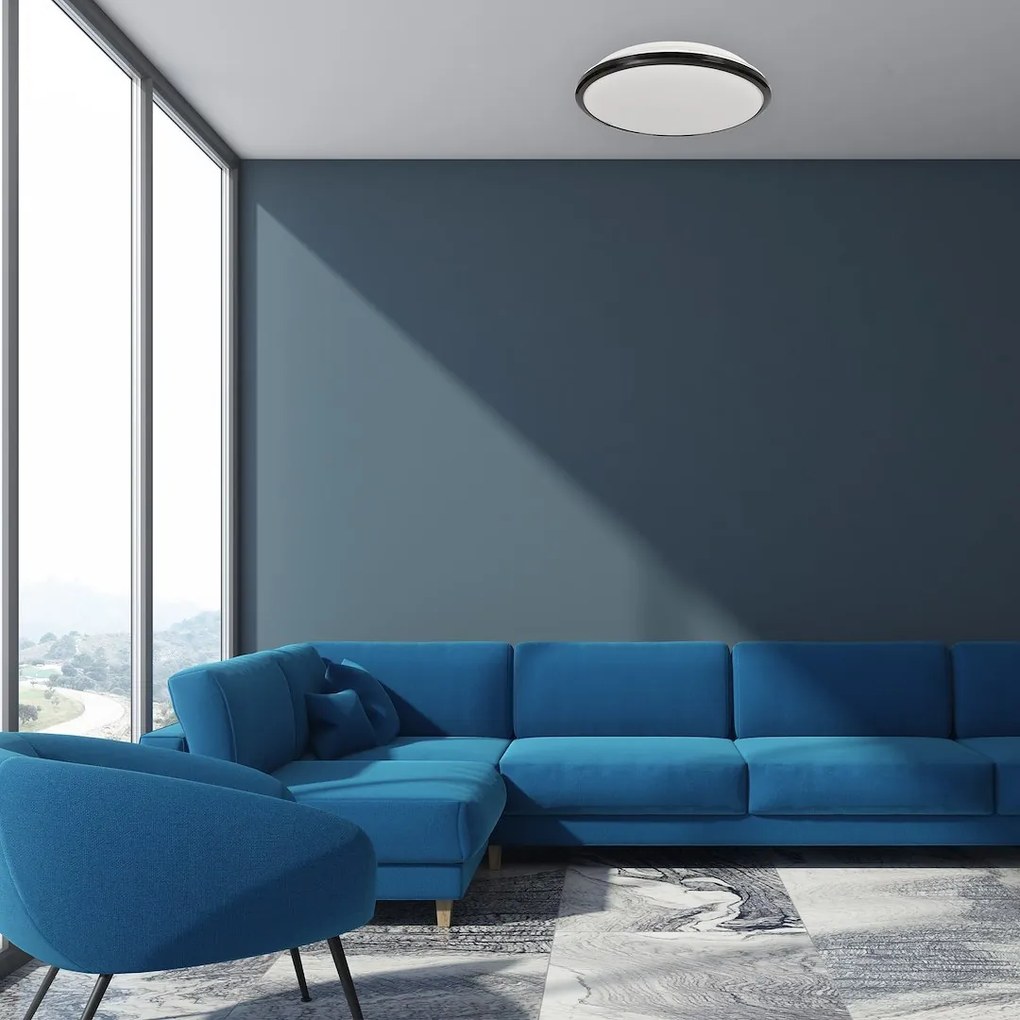 Stropné LED svietidlo Terma, 1x LED 18w, 4000k, b