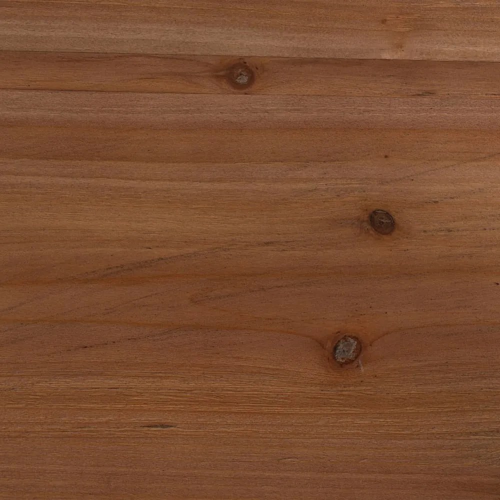 Modrá nízka komoda z jedľového dreva 115x90 cm Shabby – Ixia