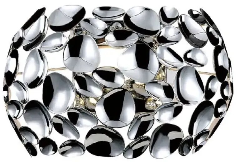 Dizajnový luster Carera Parette chrome