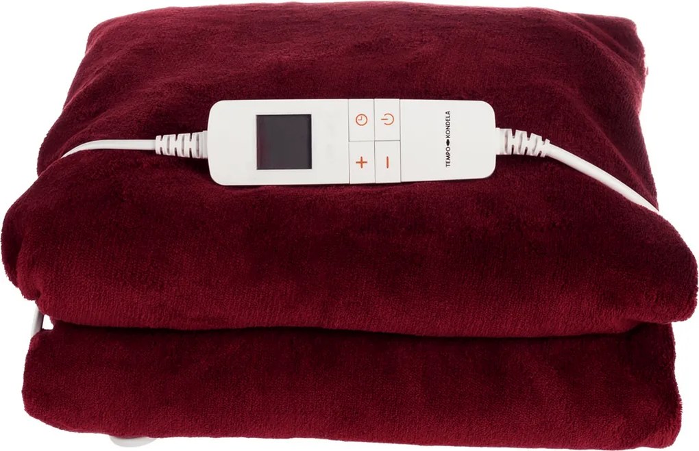 Elektrická vyhrievacia deka MEDISA, vínová