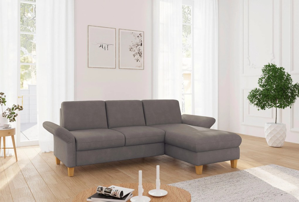 XXXLutz ROHOVÁ SEDAČKA, textil, bahenná hnedá Sit & More - Sedačky - 000144016107