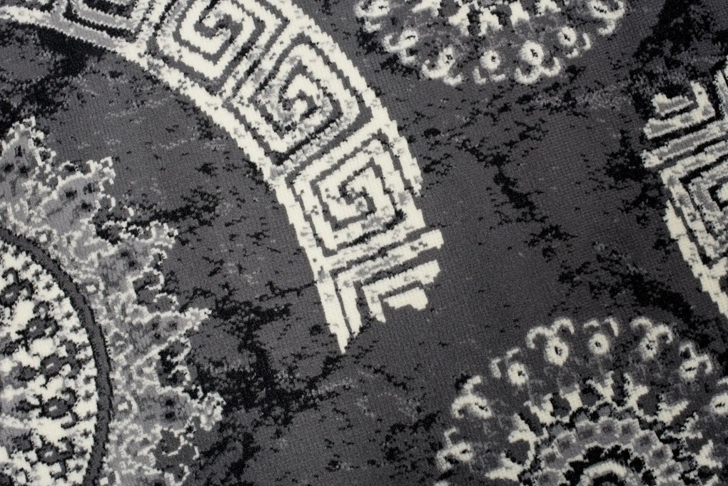 Behúň TAPIS Rosette - tmavo šedý