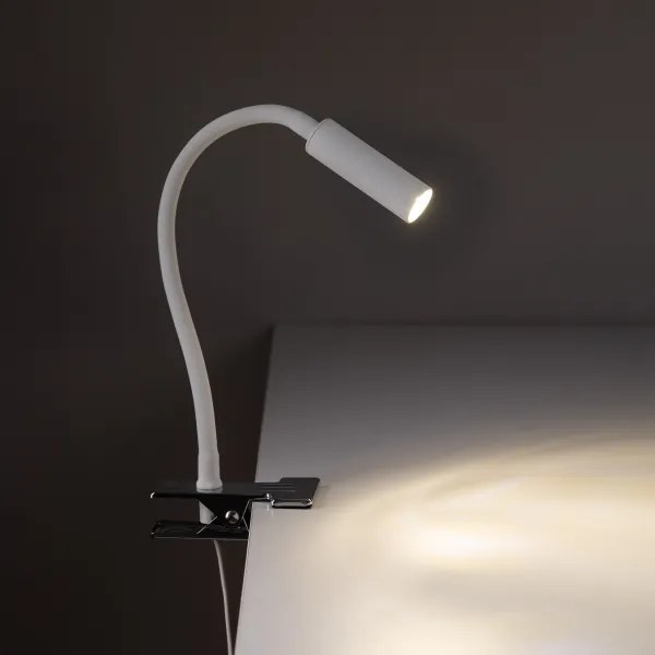 LED Lampa s Klipom LAGOS 1xG9/3W/230V biela