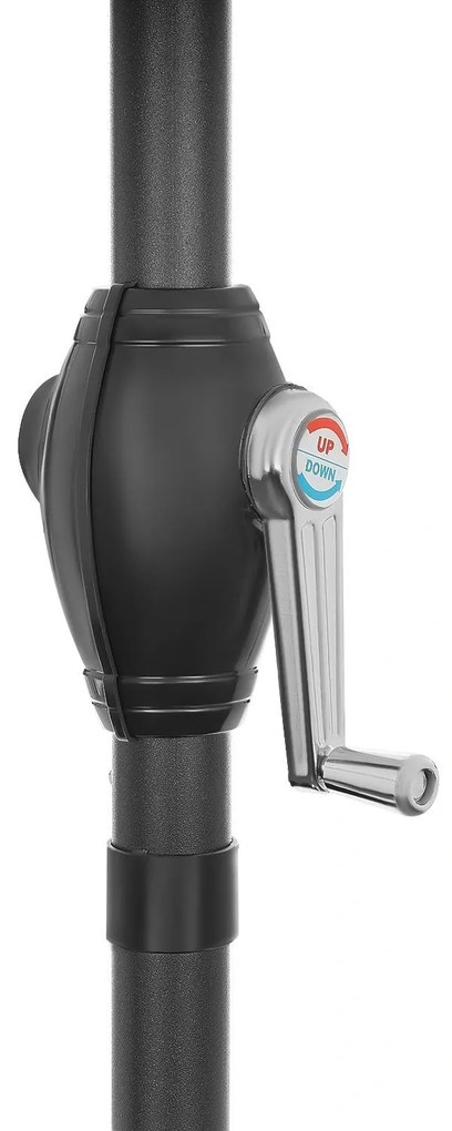 LONGWELL INDUSTRIAL LTD Skladací záhradný slnečník 210 cm - šedý