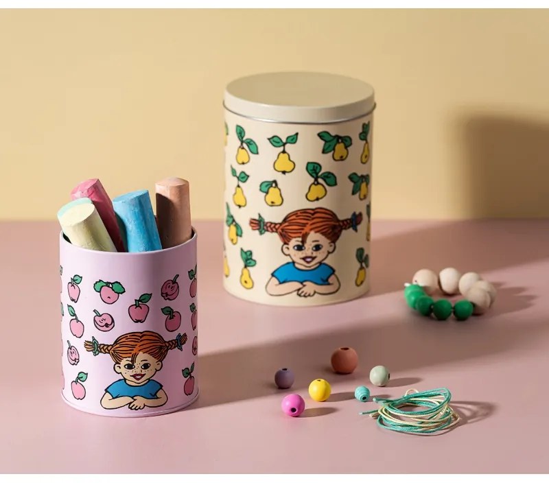Set dóz Pippi Fruits 2 ks, smalt