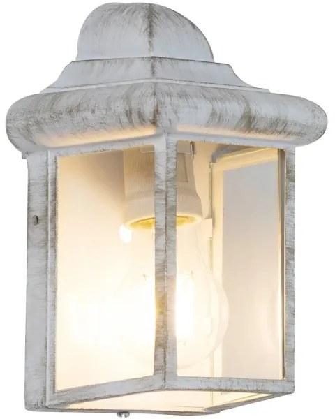 Rabalux 8753 - Vonkajšie nástenné svietidlo NORVICH 1xE27/60W/230V IP43 biela