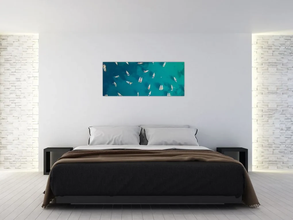 Obraz - Plachetnica (120x50 cm)