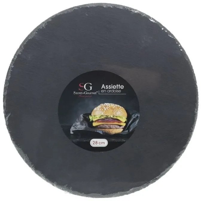 Servírovací podnos z bridlice Rock, (fi) 28 cm