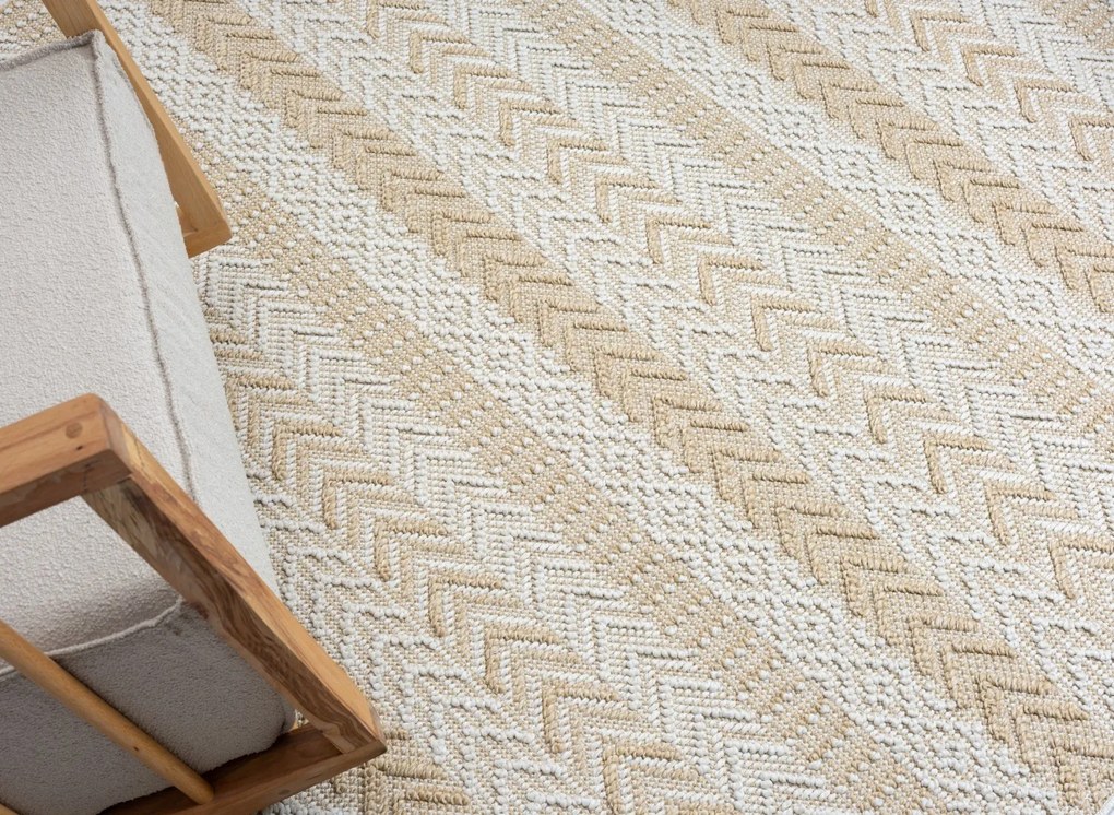 My Flair, Kusový koberec Oasis beige – na von aj na doma, 160x230, béžová, chodba / predsieň