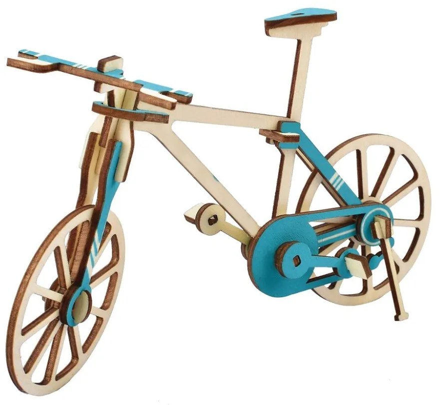 Woodcraft Drevené 3D puzzle Bicykel