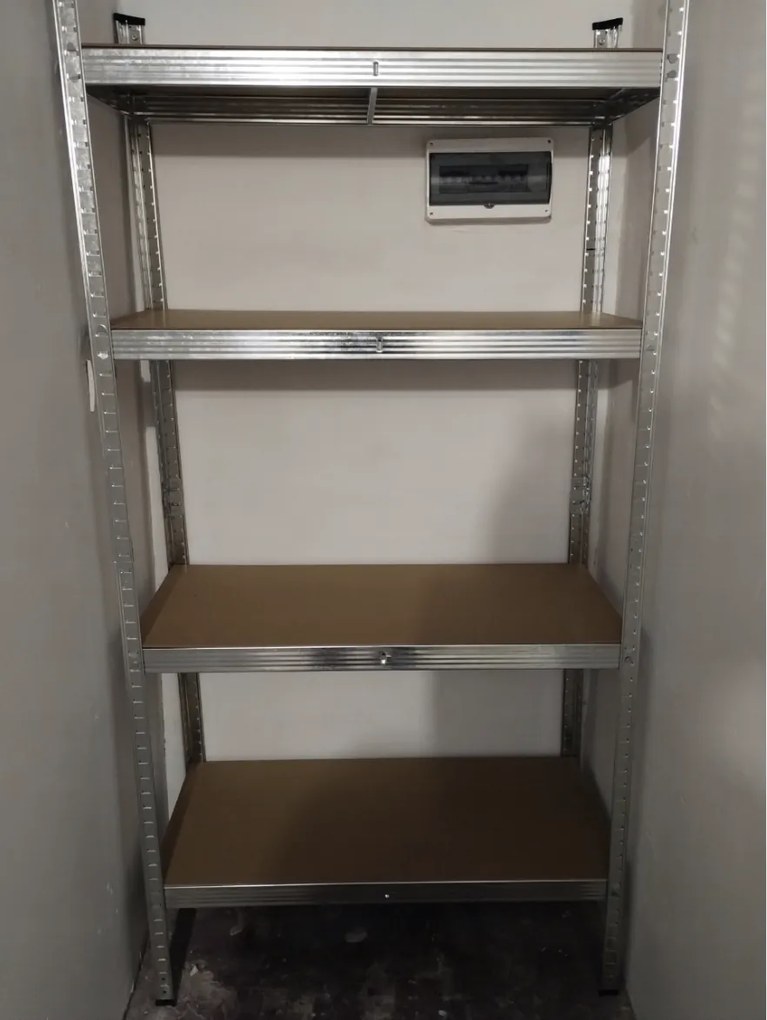 AKCIA - Balíček : 10x Regál 180x90x40 cm 5polic zinkovaný kovový
