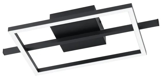 Eglo 901115 - LED Stmievateľné stropné svietidlo AMANDOLO LED/17W/230V čierna + DO