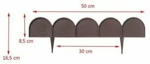 Záhradná palisáda Garden Line zelená 10 m