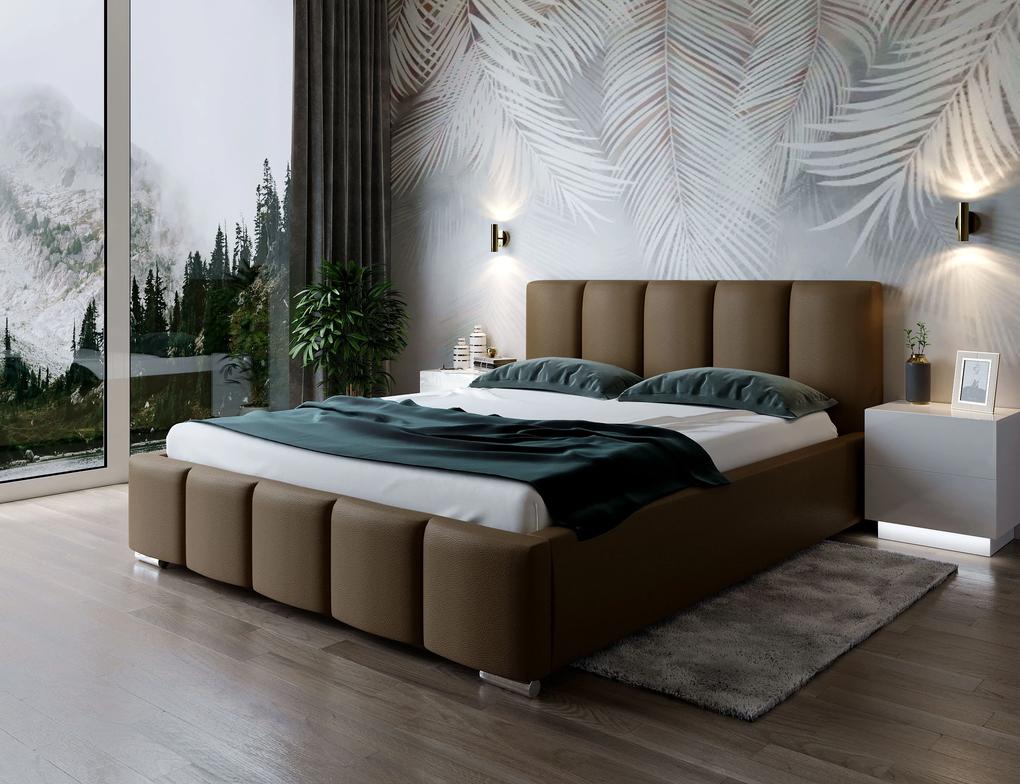 Čalúnená manželská posteľ ALI 140x200 cm
